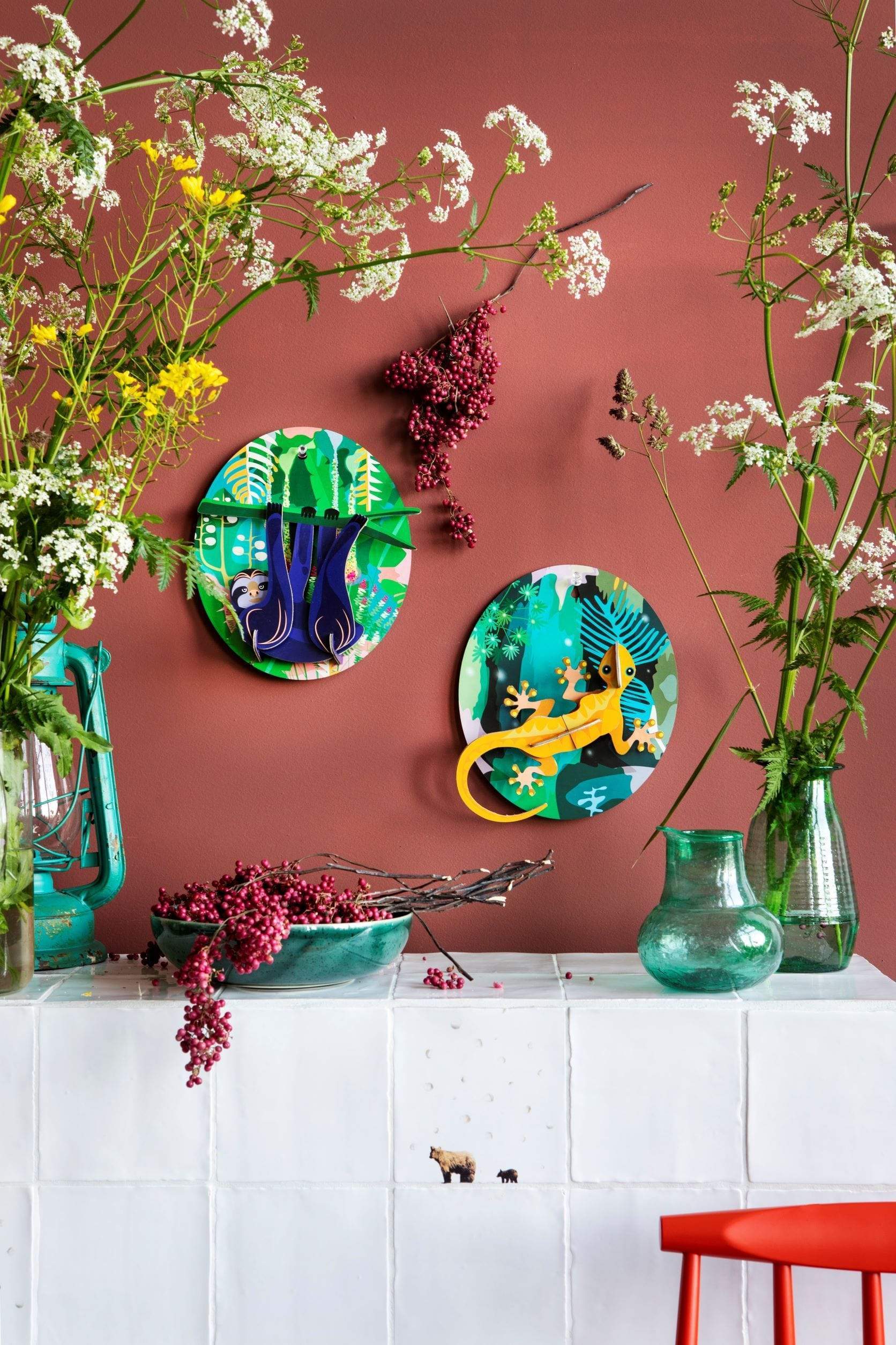 Studio Roof Decorazione parete Jungle Gecko