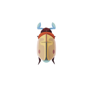 Studio Roof Decorazione parete Lemon Fruit Beetle