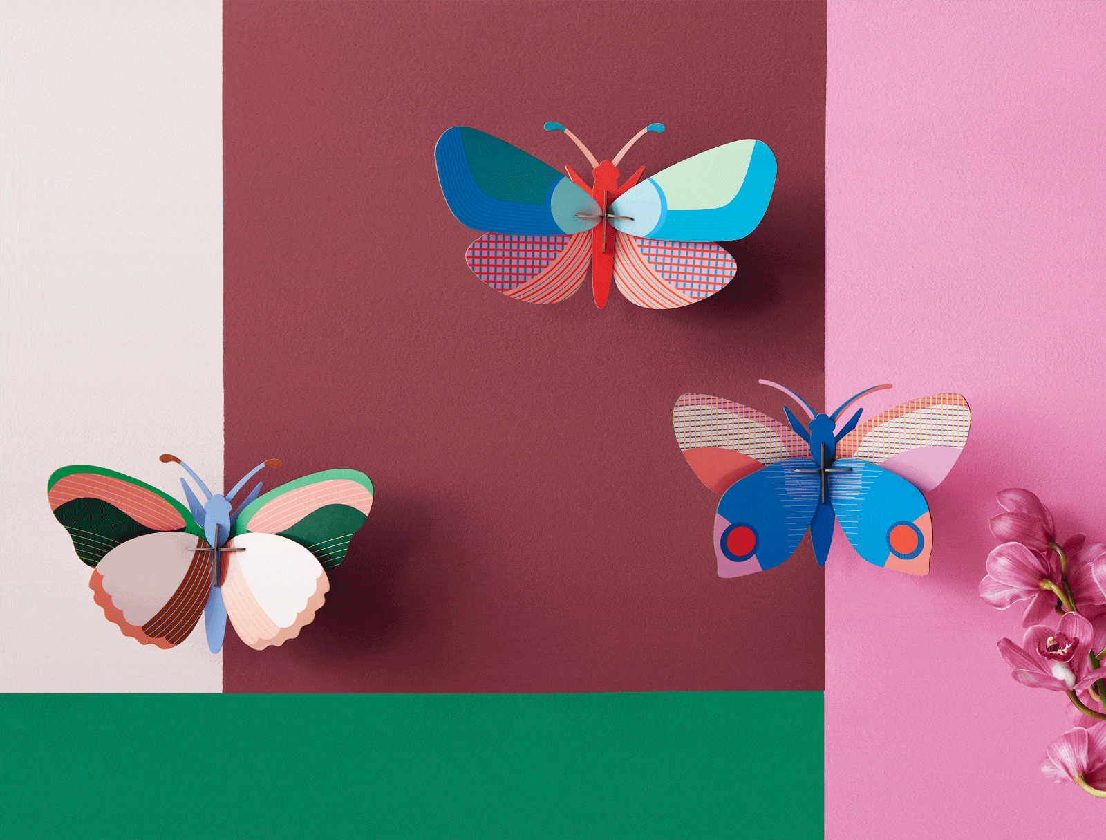 Studio Roof Decorazione parete Lily Butterfly