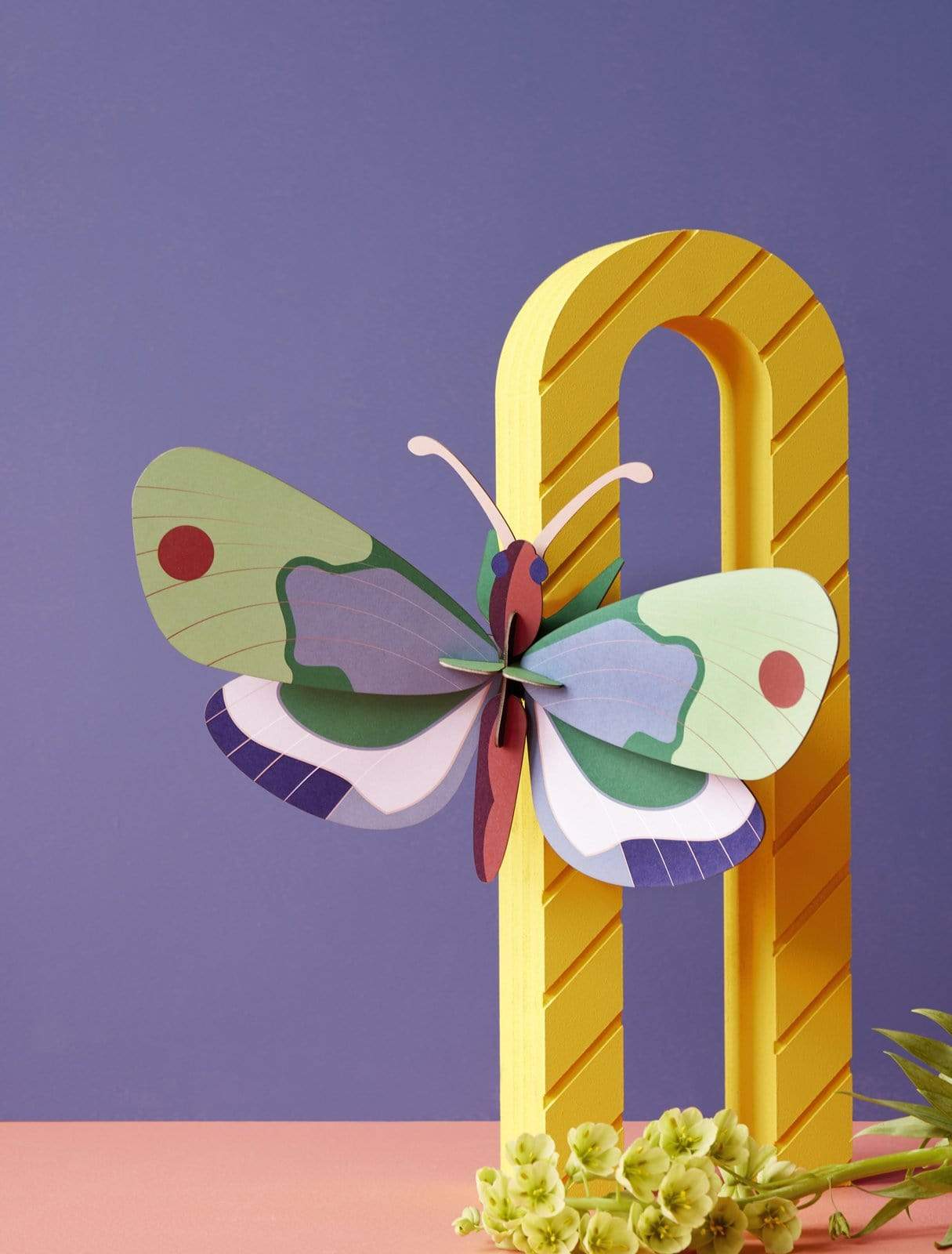 Studio Roof Decorazione parete Mint Forest Butterfly