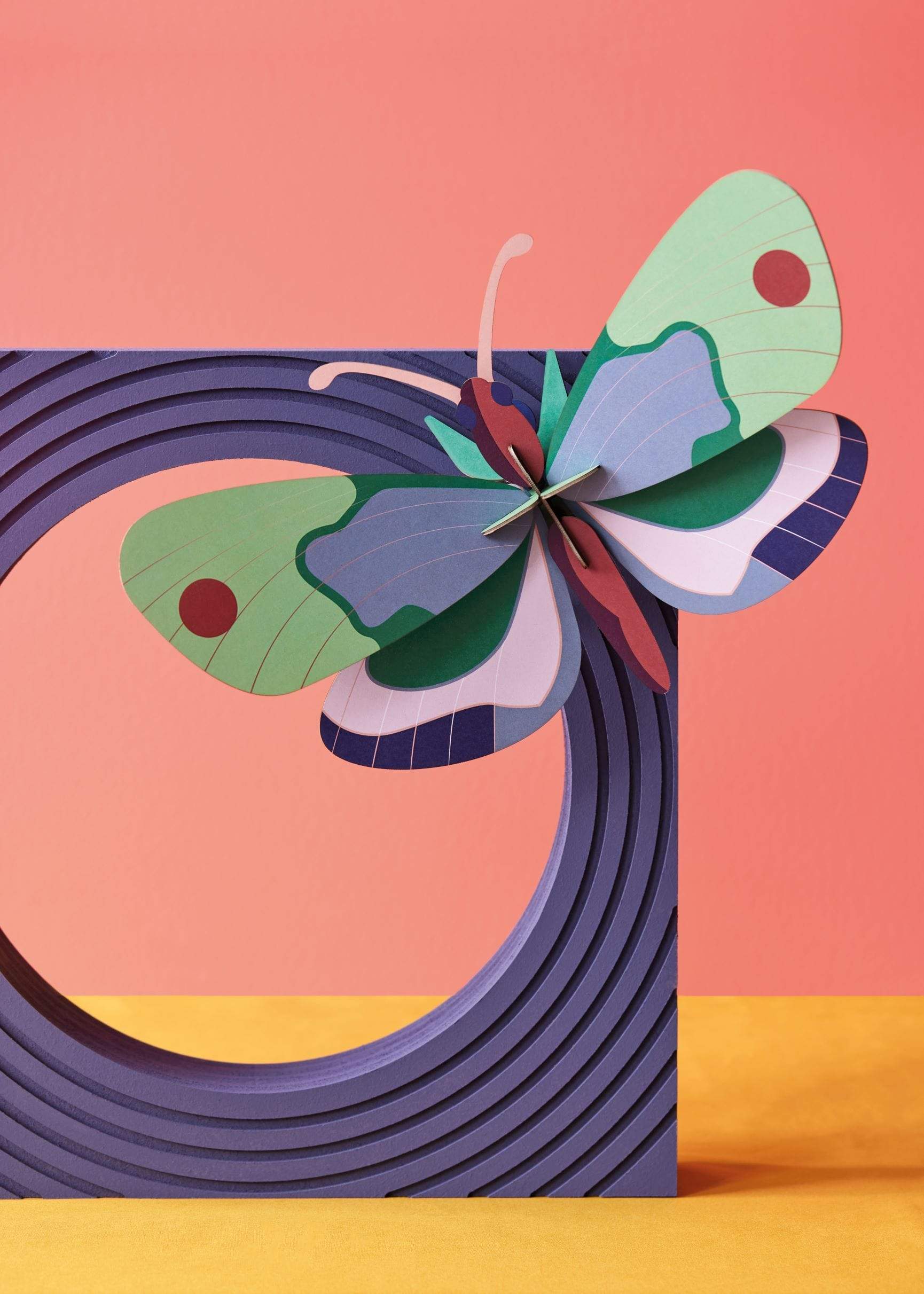 Studio Roof Decorazione parete Mint Forest Butterfly