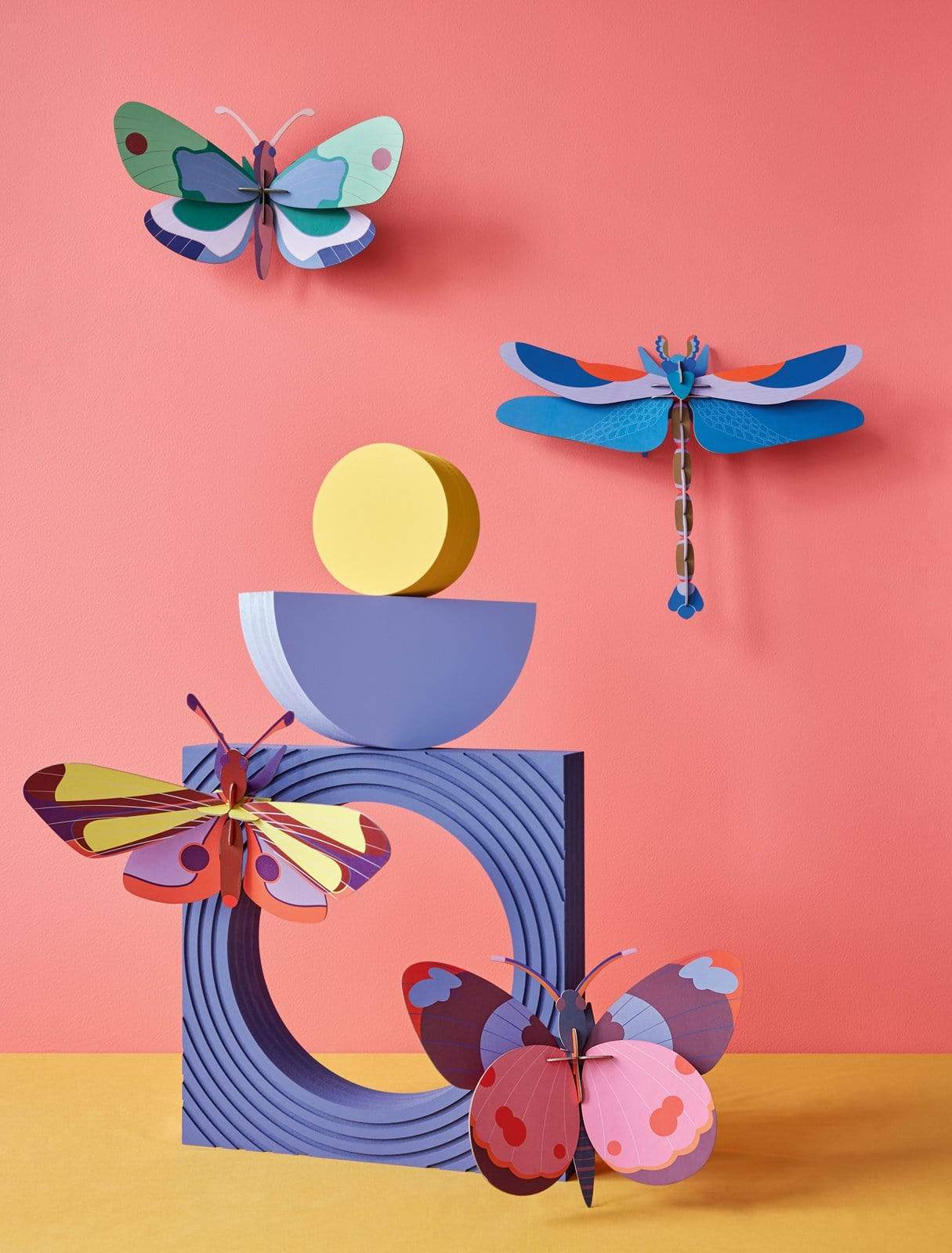 Studio Roof Decorazione parete Mint Forest Butterfly