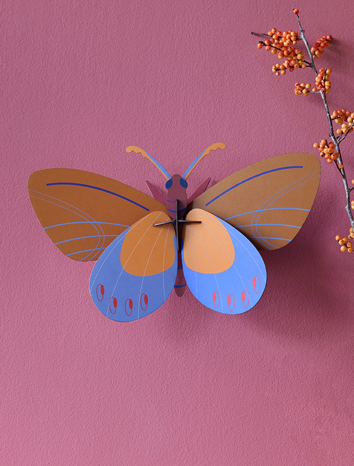 Studio Roof Decorazione parete Ochre Costa Butterfly