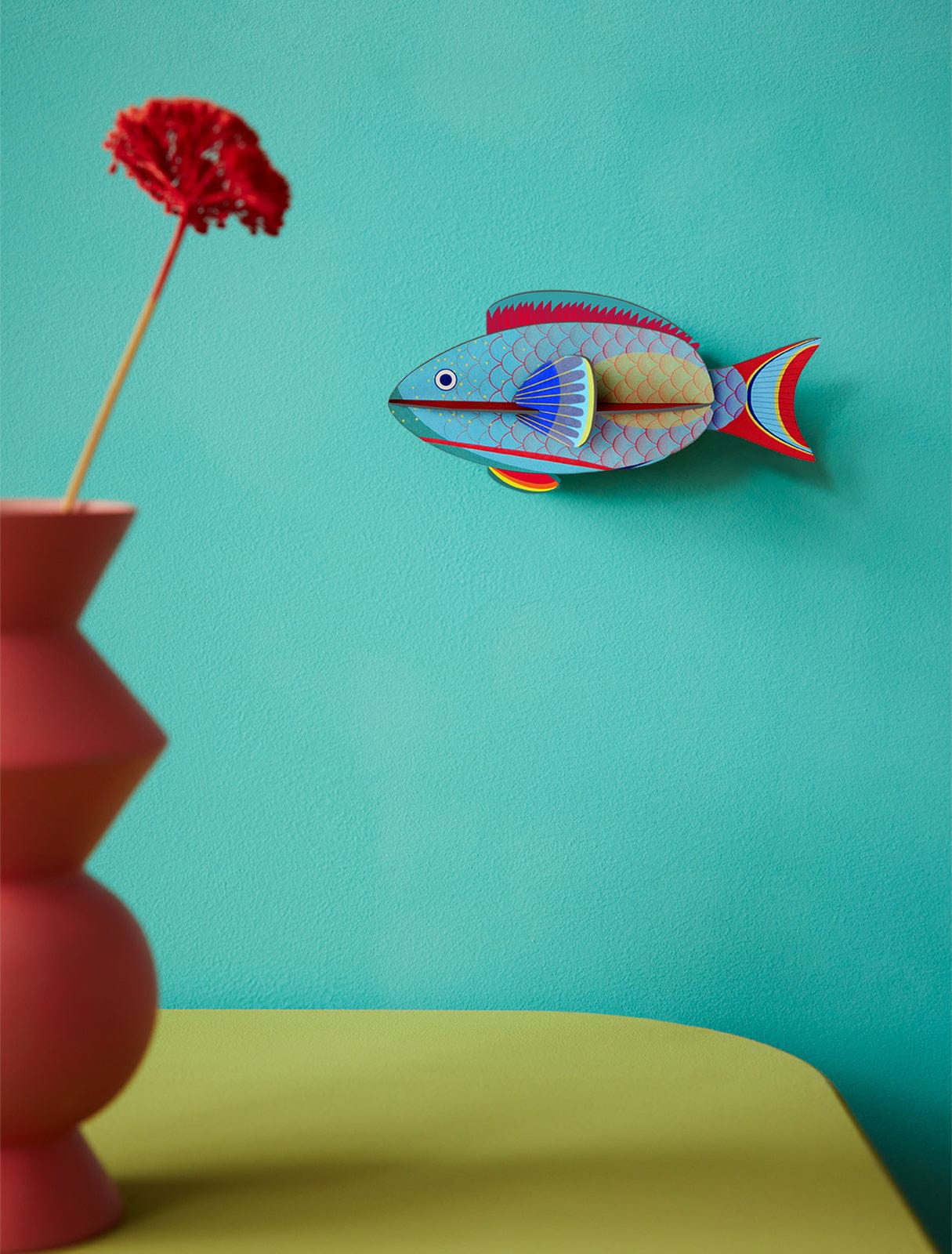 Studio Roof Decorazione parete Parrot fish