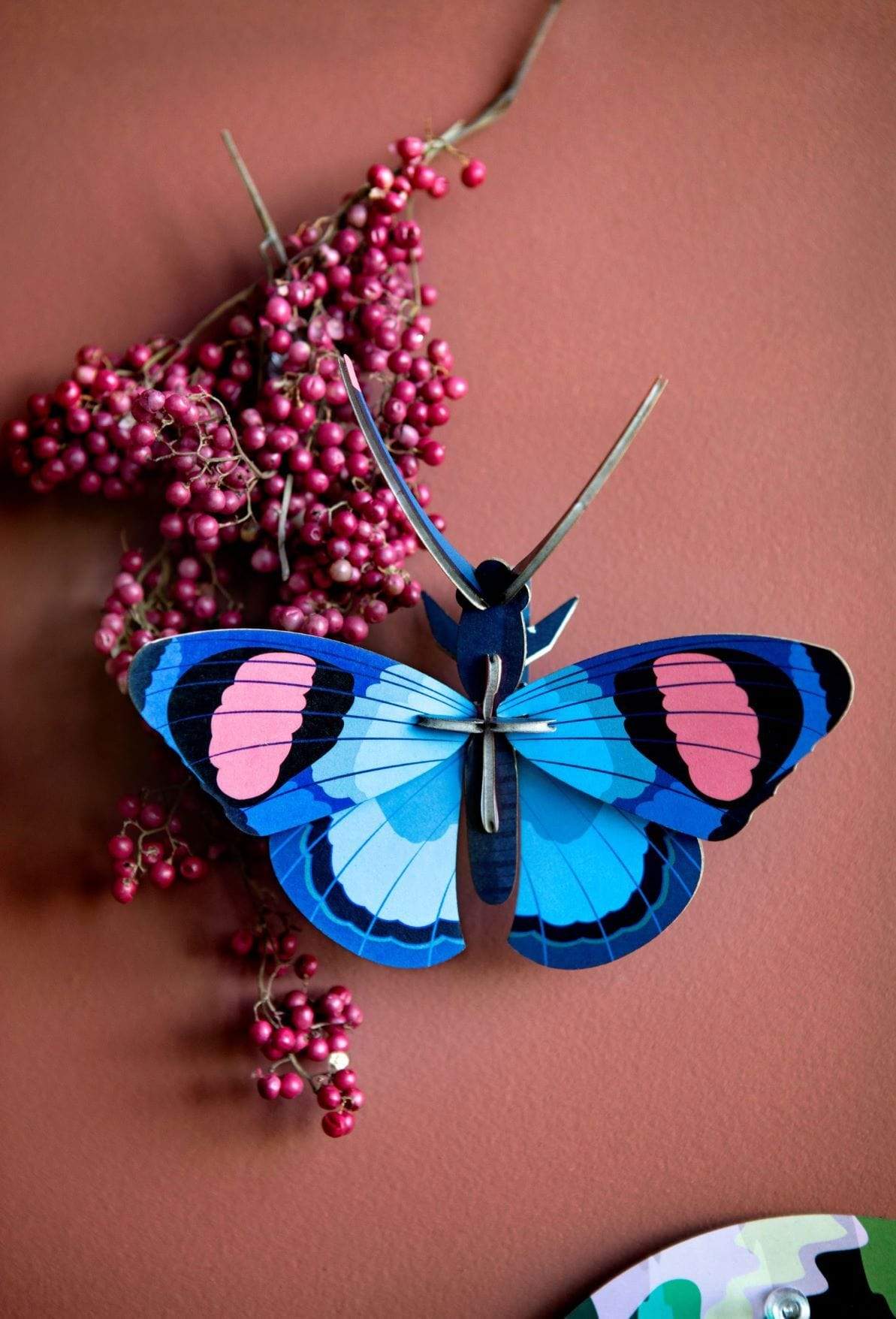 Studio Roof Decorazione parete Peacock Butterfly