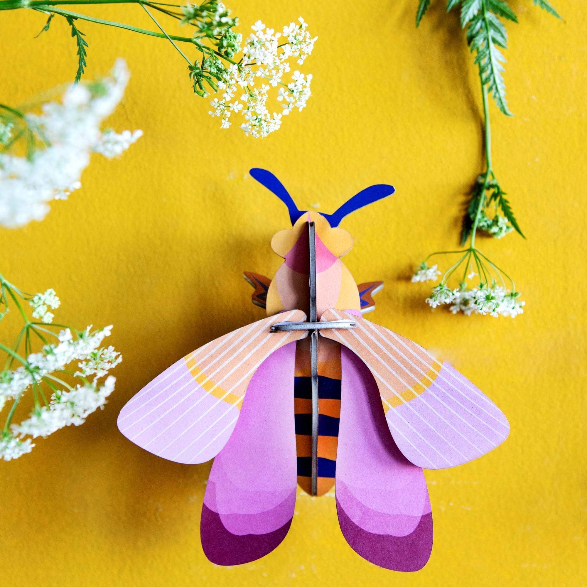 Studio Roof Decorazione parete Pink Bee