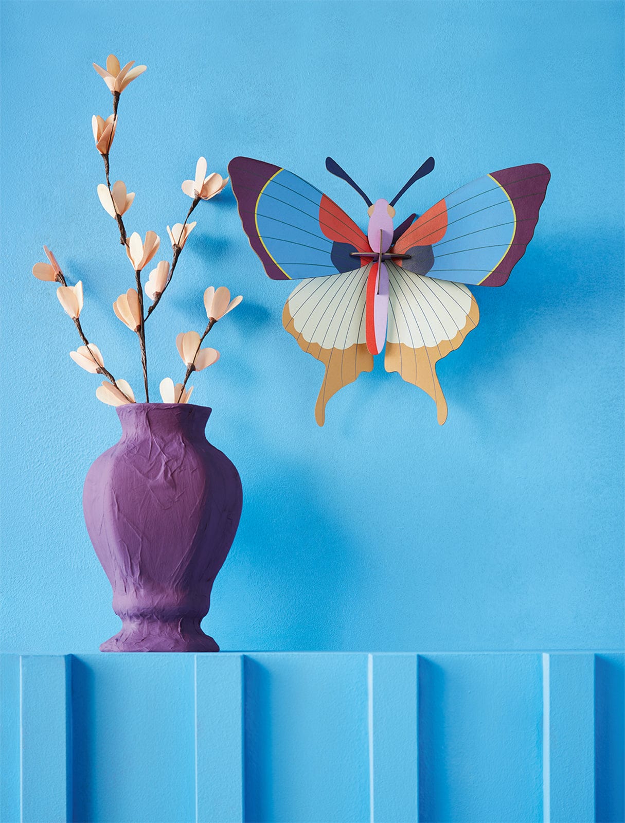 Studio Roof Decorazione parete Plum Fringe Butterfly