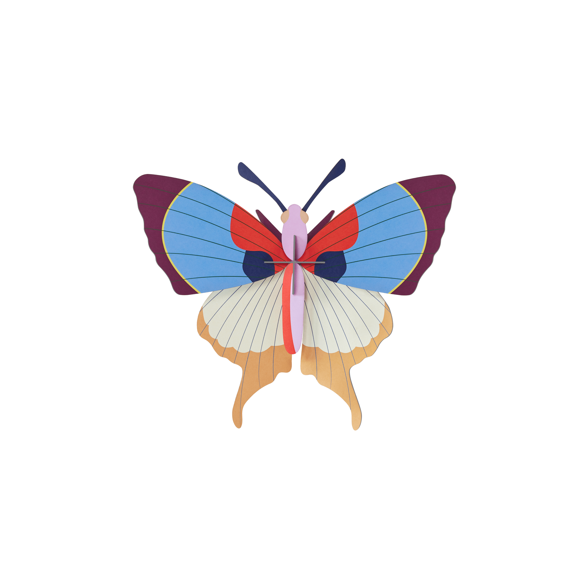 Studio Roof Decorazione parete Plum Fringe Butterfly