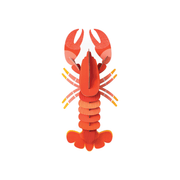 Studio Roof Decorazione parete Red Lobster