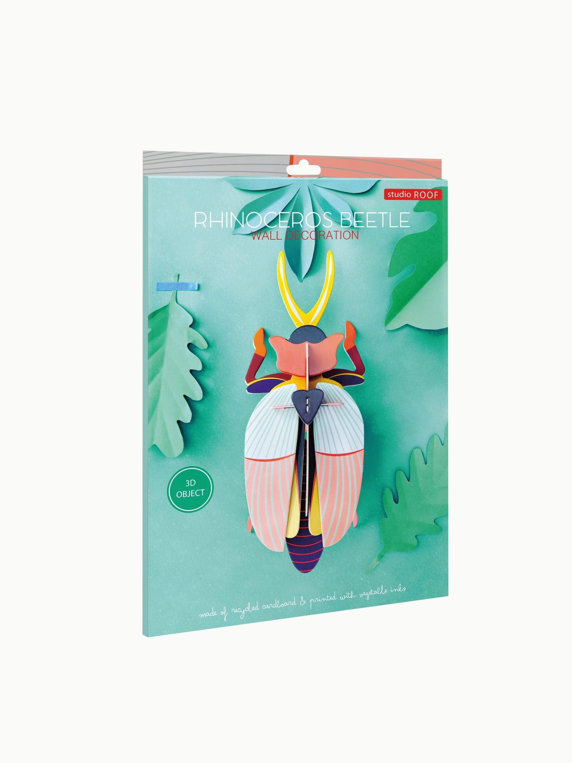 Studio Roof Decorazione parete Rhino Beetle