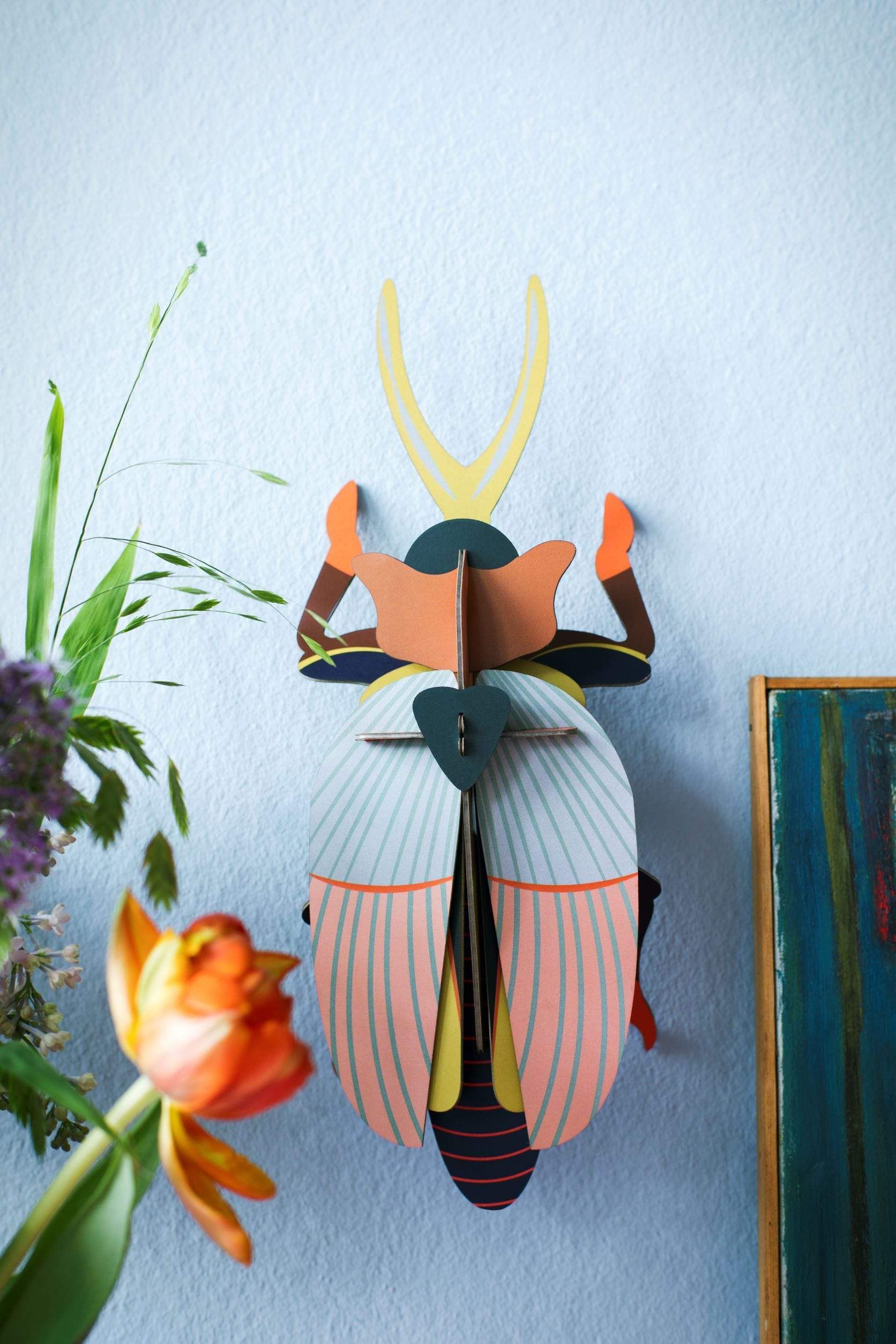 Studio Roof Decorazione parete Rhino Beetle