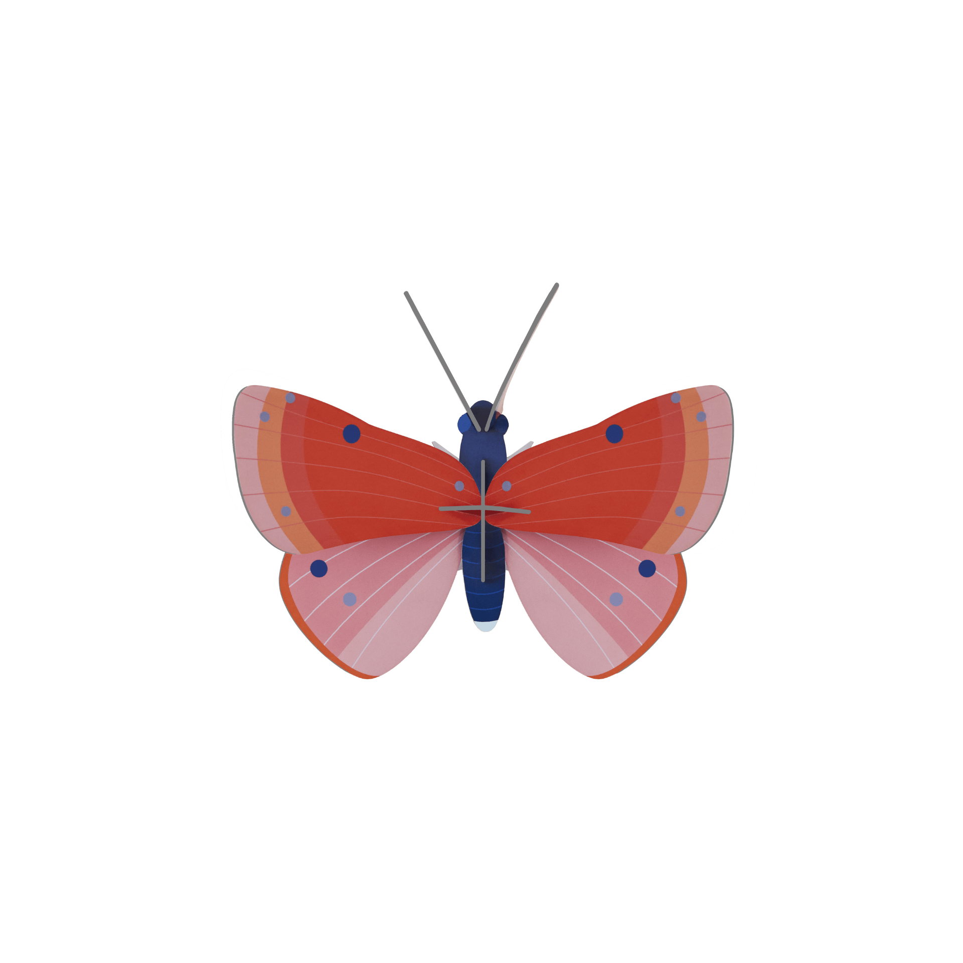 Studio Roof Decorazione parete Speckled Copper Butterfly