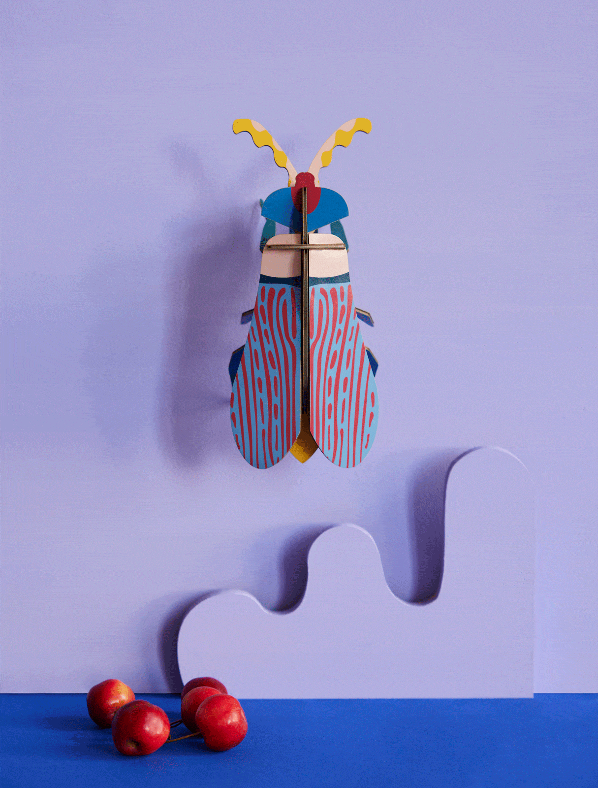 Studio Roof Decorazione parete Striped Wing Beetle