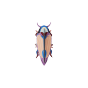 Studio Roof Decorazione parete Violet Click Beetle