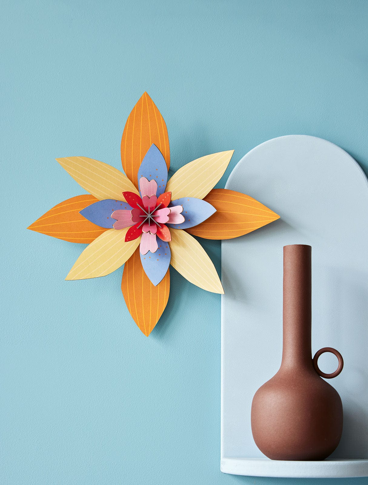 Studio Roof Decorazioni da parete Flower Wall Art - Apricot Sorbet