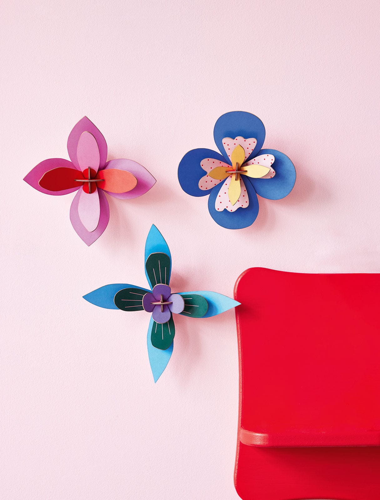 Studio Roof Decorazioni da parete Flower Wall Art - Cobalt Cocktail