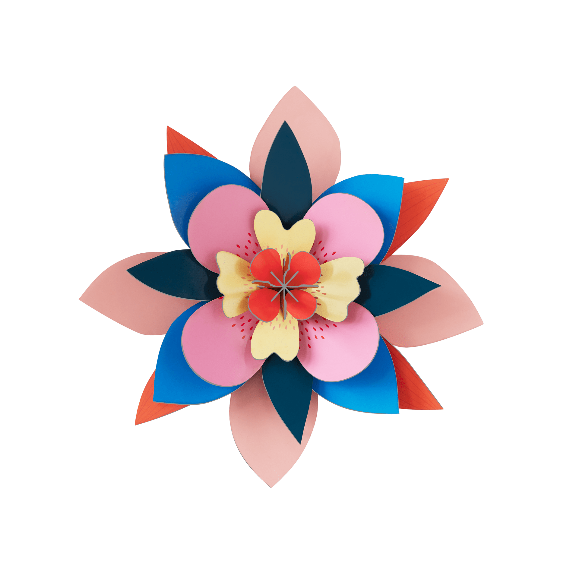 Studio Roof Decorazioni da parete Flower Wall Art - Dragonfruit Punch