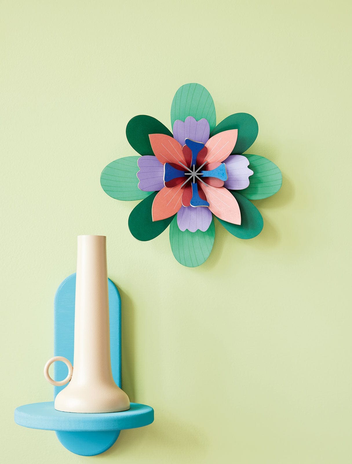Studio Roof Decorazioni da parete Flower Wall Art - Pistache Sorbet