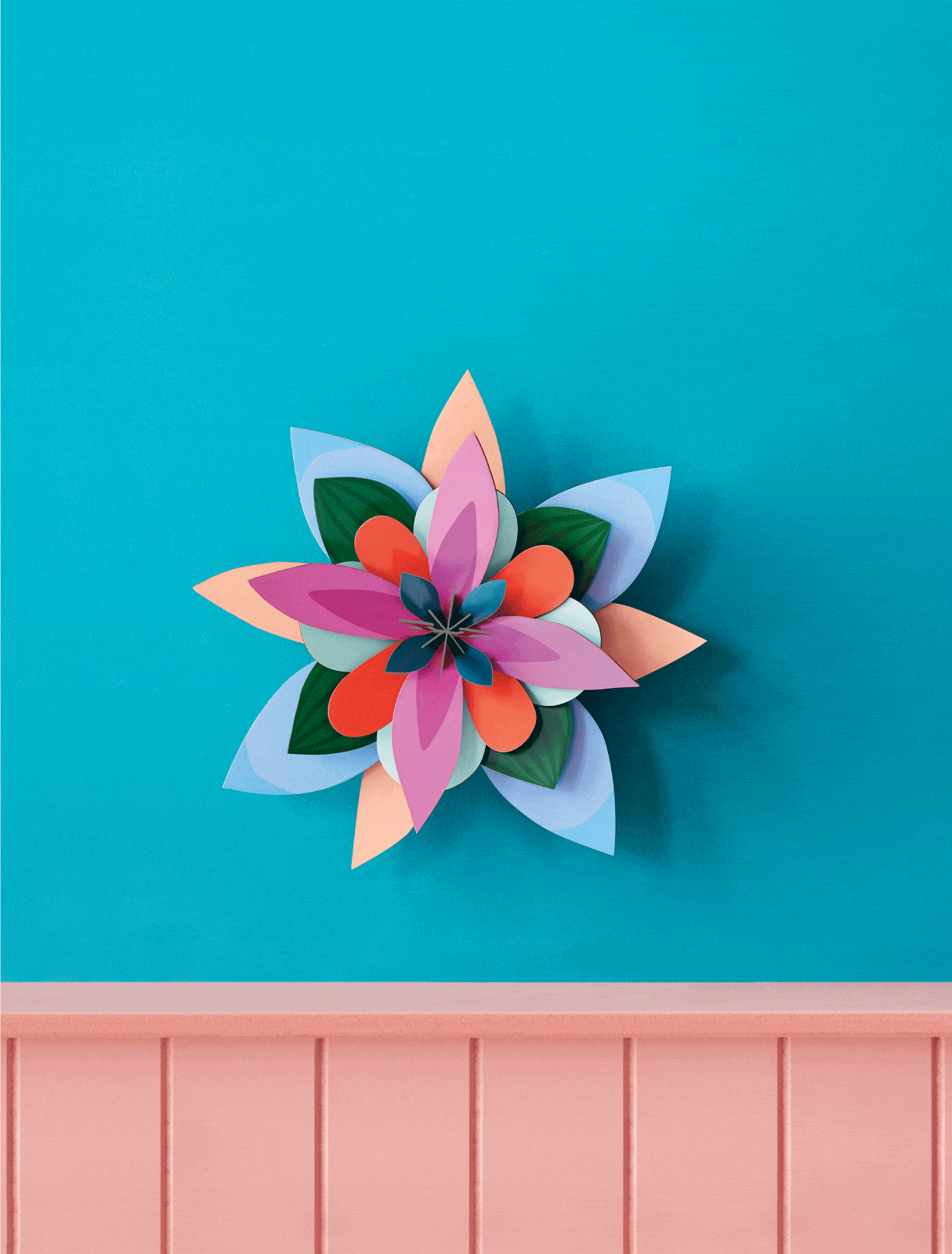 Studio Roof Decorazioni da parete Flower Wall Art - Watermelon Punch