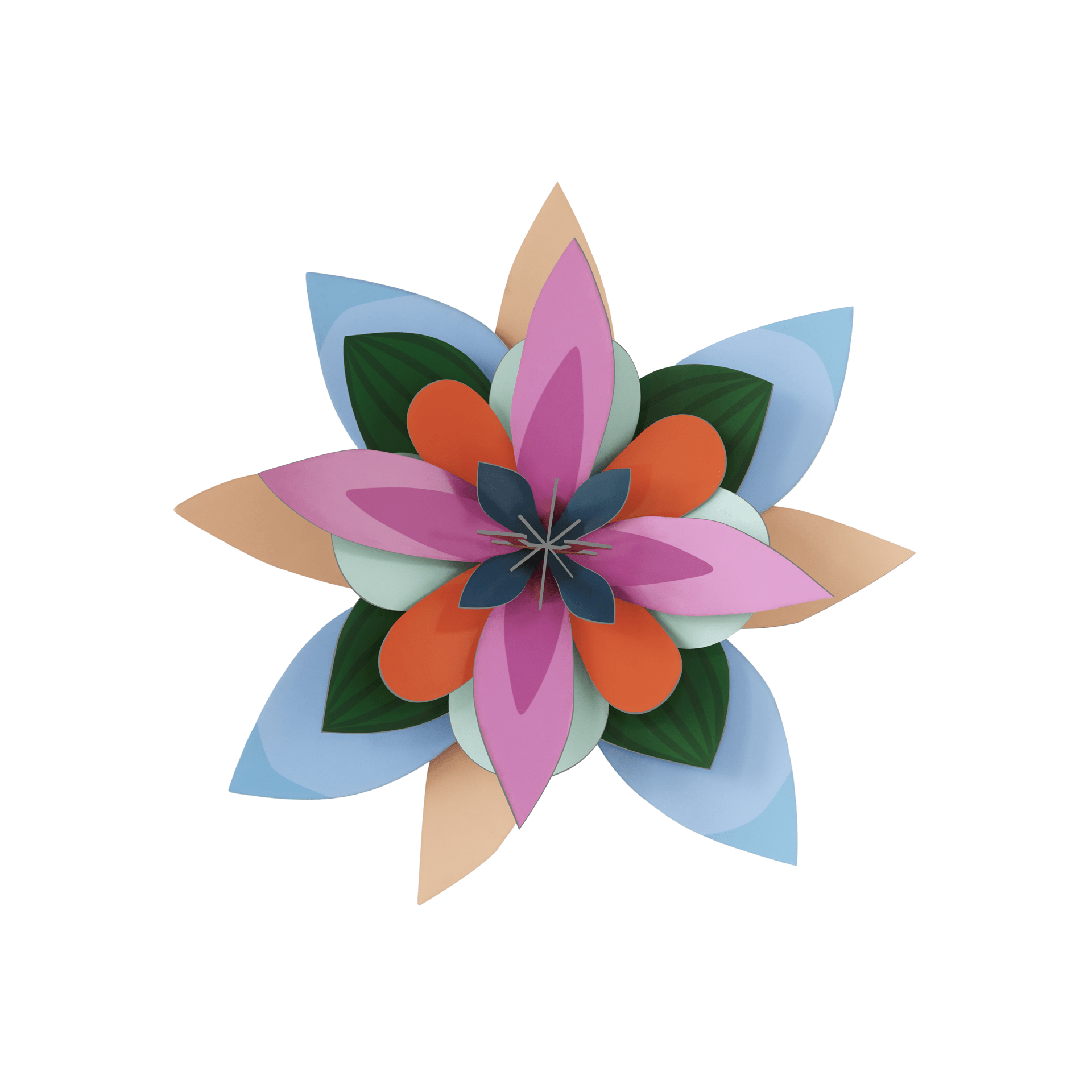 Studio Roof Decorazioni da parete Flower Wall Art - Watermelon Punch