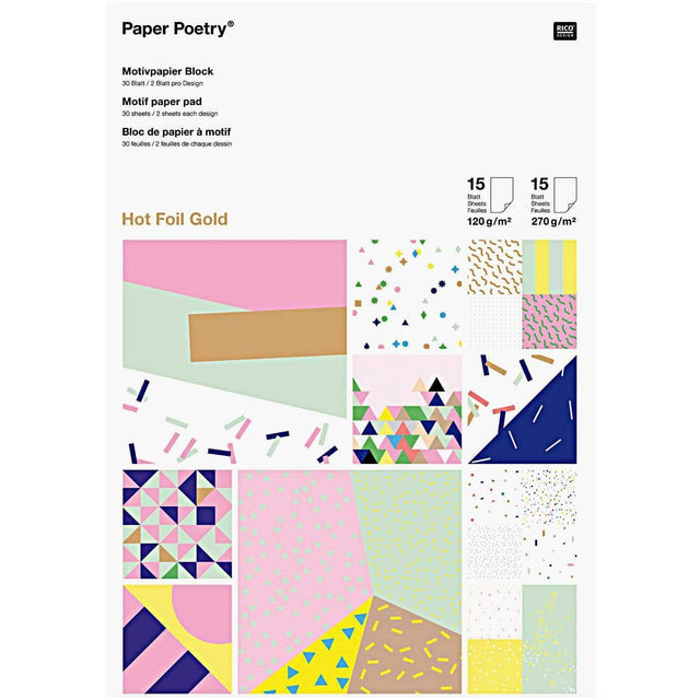 Rico Design DIY Paper Lovers Pad Confetti