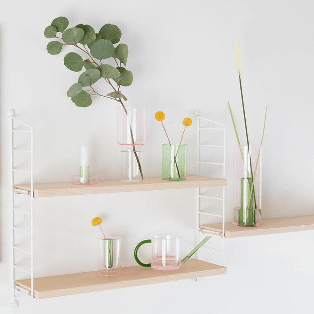 Block Design Home e accessori Copia del Reversible Glass Vase - Pink&Green