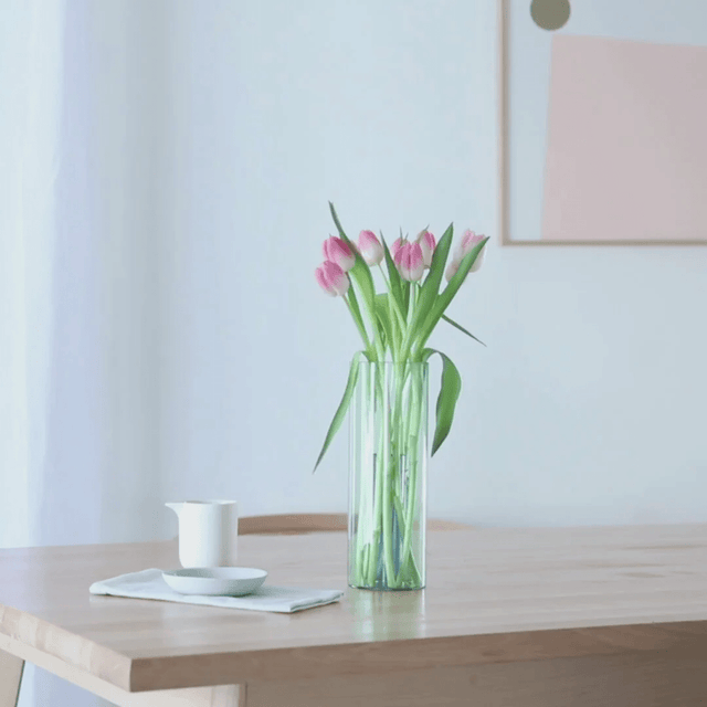 Block Design Home e accessori Reversible Glass Vase - Green&Blue