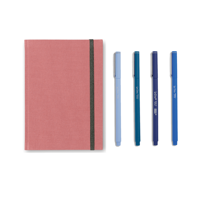 SayPaper Idee regalo Blue Pens & Pink Notes