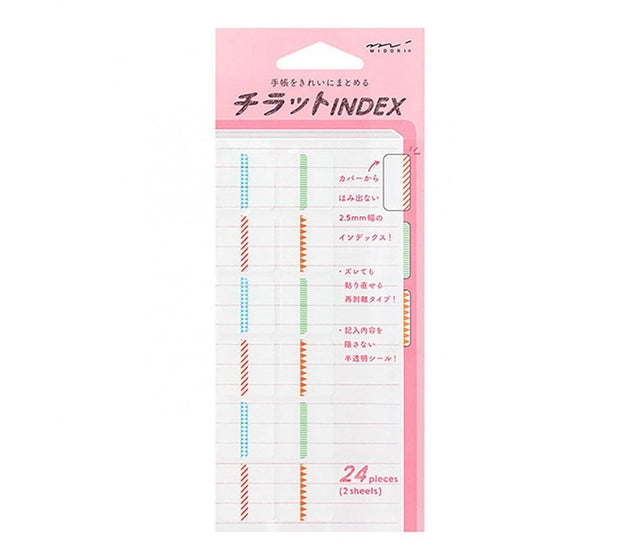 Midori Index Midori Stickers
