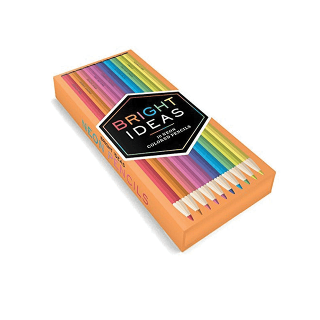 Chronicle Books Matite Bright Ideas Colored Pencils - Neon