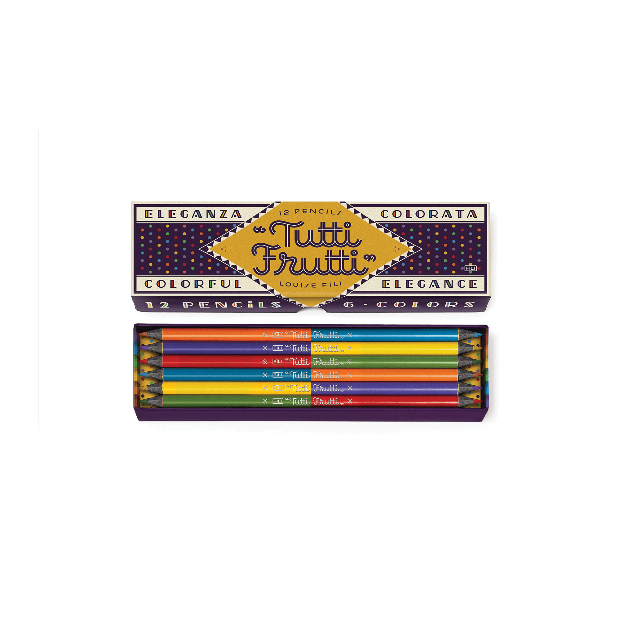 Princeton Architectural Press Matite Matite Colorate Tutti Frutti
