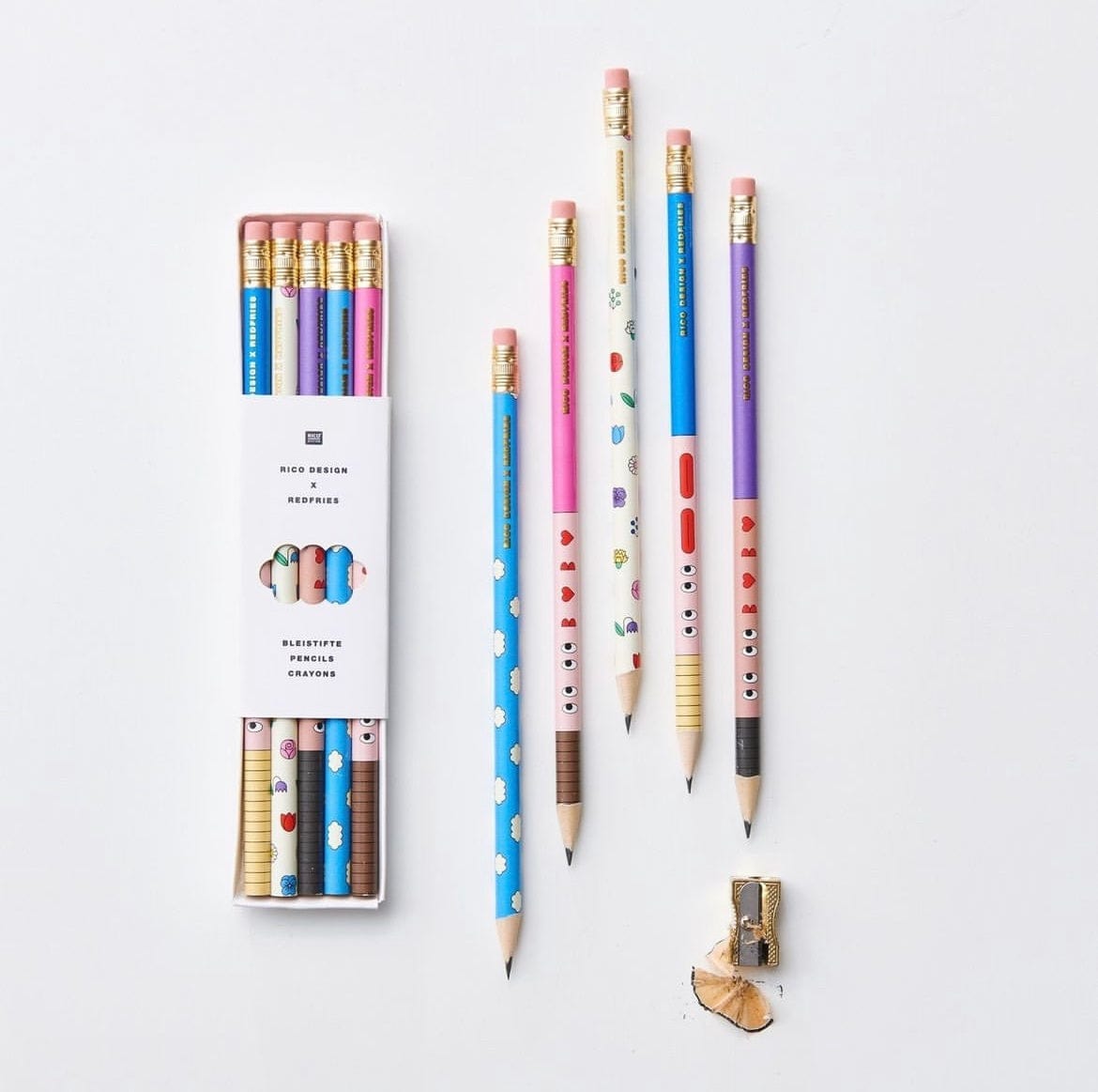 Rico Design Matite Set di matite Eye Candy