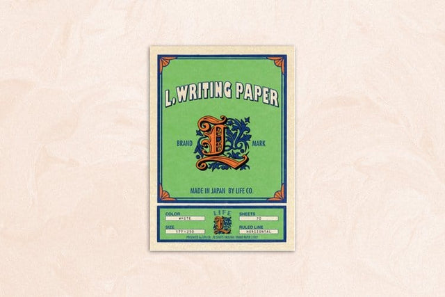 Life Co. Japan Notes Blocco L. Writing Paper