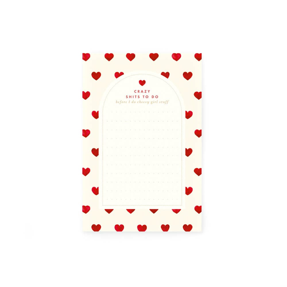 All The Way To Say Notes Blocco Note Hearts