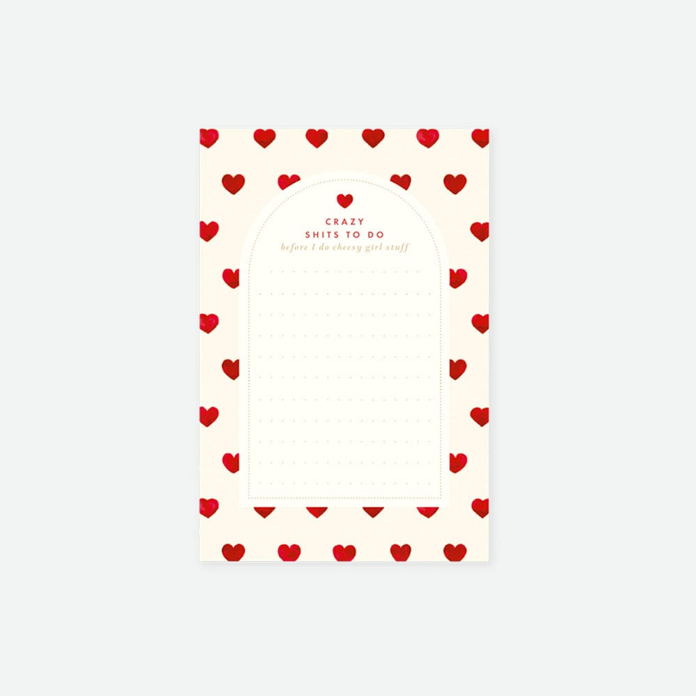 All The Way To Say Notes Blocco Note Hearts