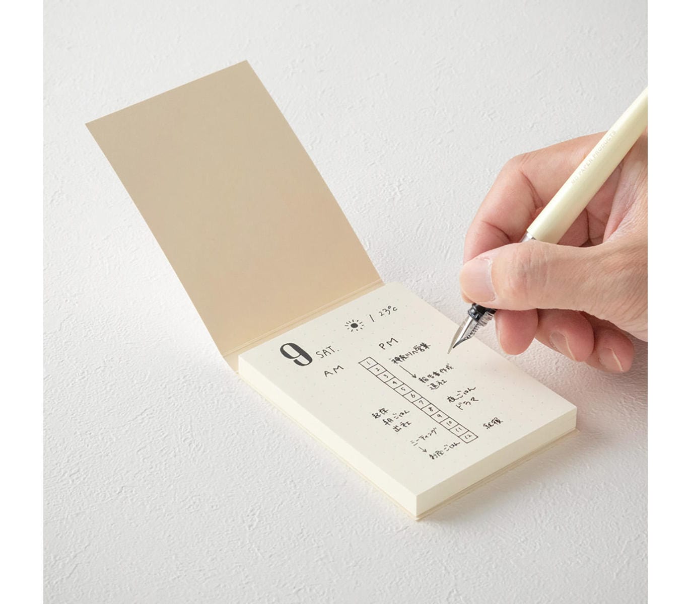 Midori Notes MD Sticky memo pad Puntinato