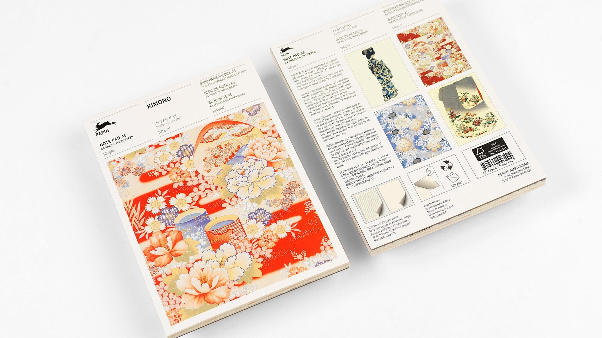 Pepin Press Notes Note Pad A5 - Kimono