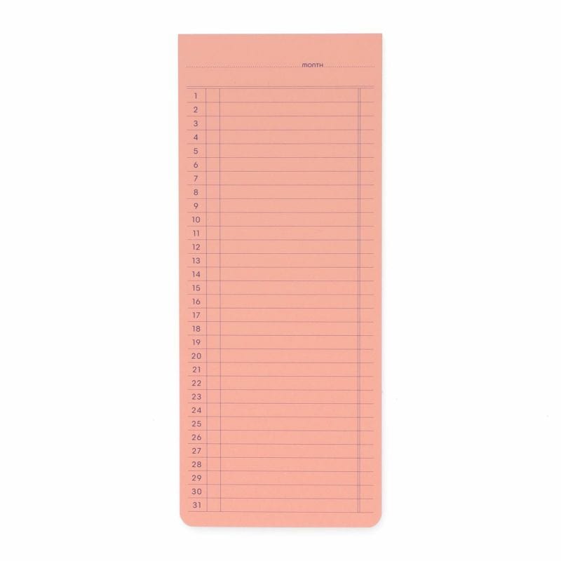 Penco Notes Post it Sticky Monthly Planner Pink
