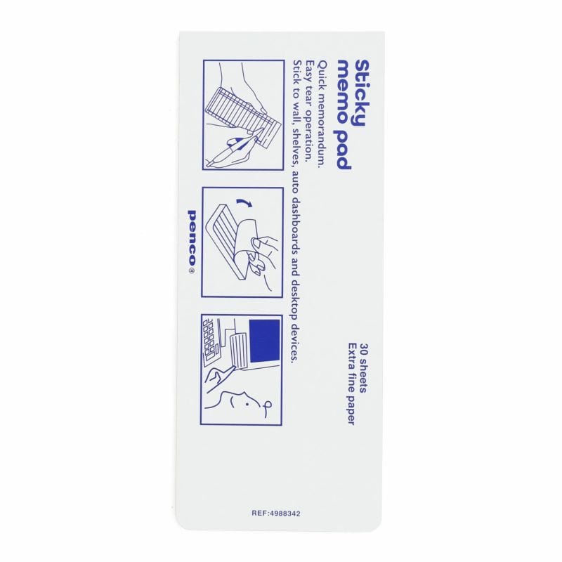 Penco Notes Post it Sticky Monthly Planner Pink