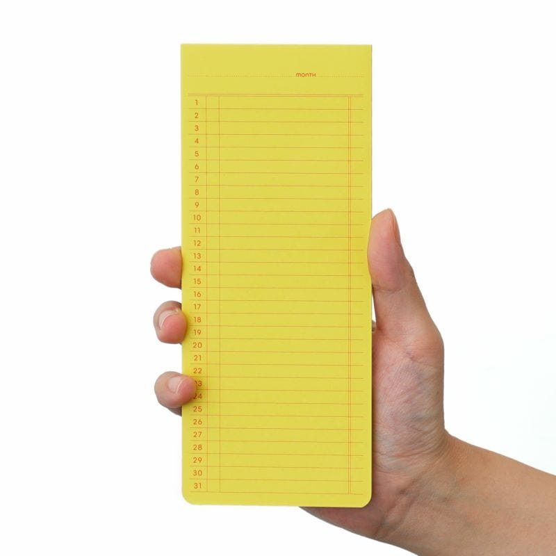 Penco Notes Post it Sticky Monthly Planner