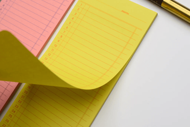 Penco Notes Post it Sticky Monthly Planner