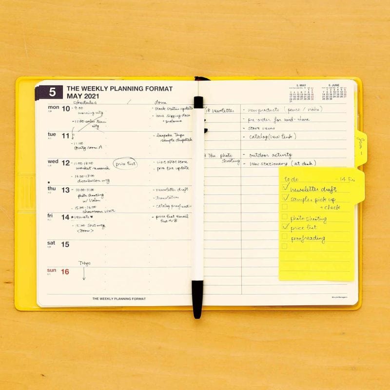 Penco Notes Post it Sticky Tab - Dot Blue