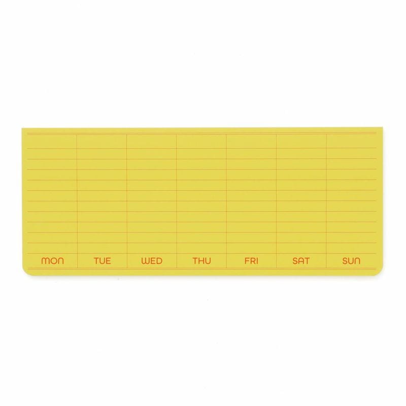 Penco Notes Post it Sticky Weekly Planner Pink