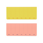 Penco Notes Post it Sticky Weekly Planner Pink