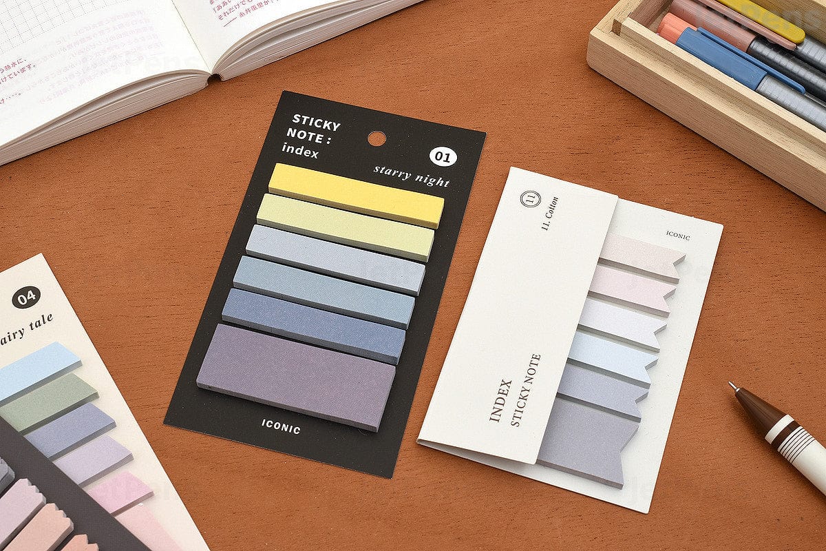 Iconic Notes Sticky Notes Index Cotton