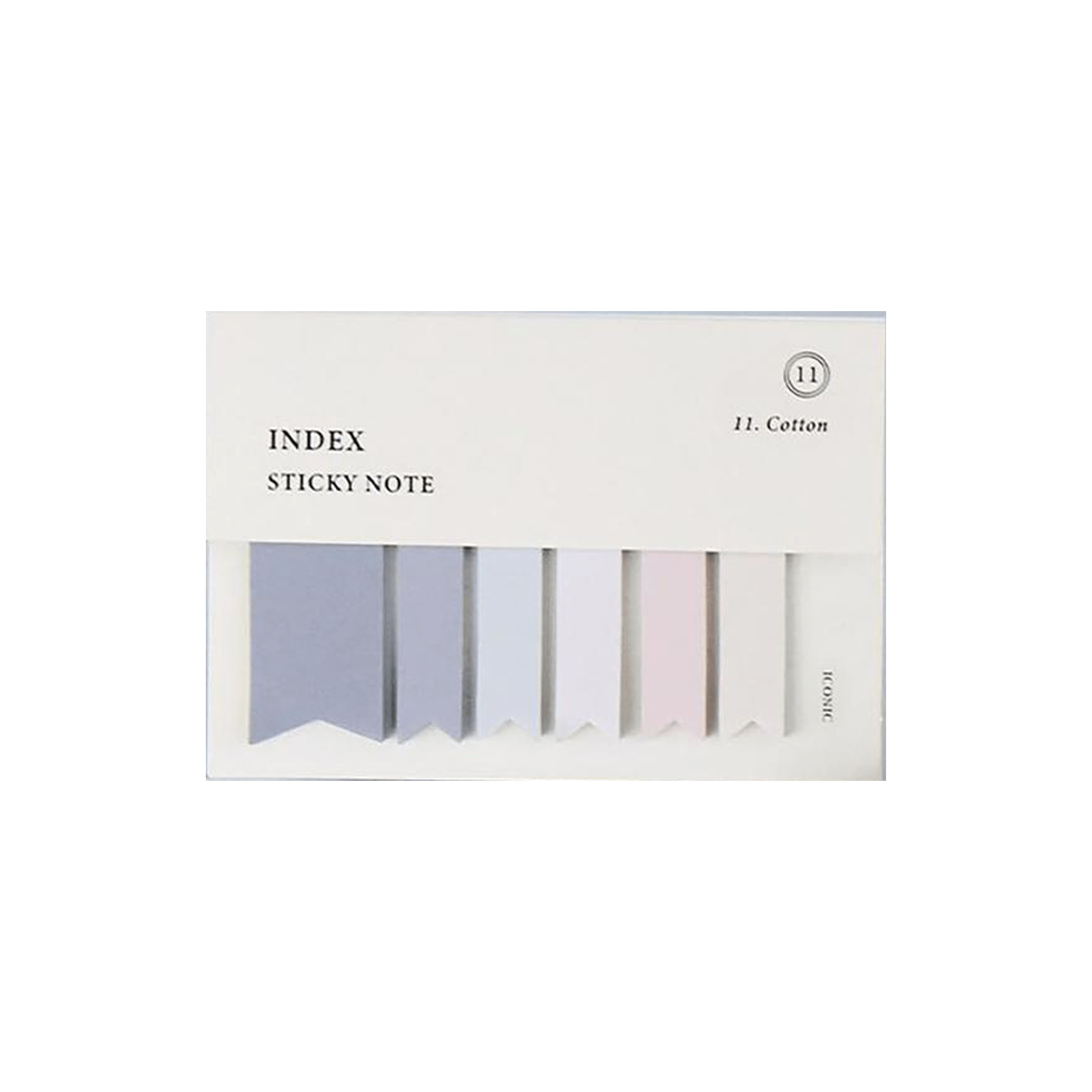 Iconic Notes Sticky Notes Index Cotton