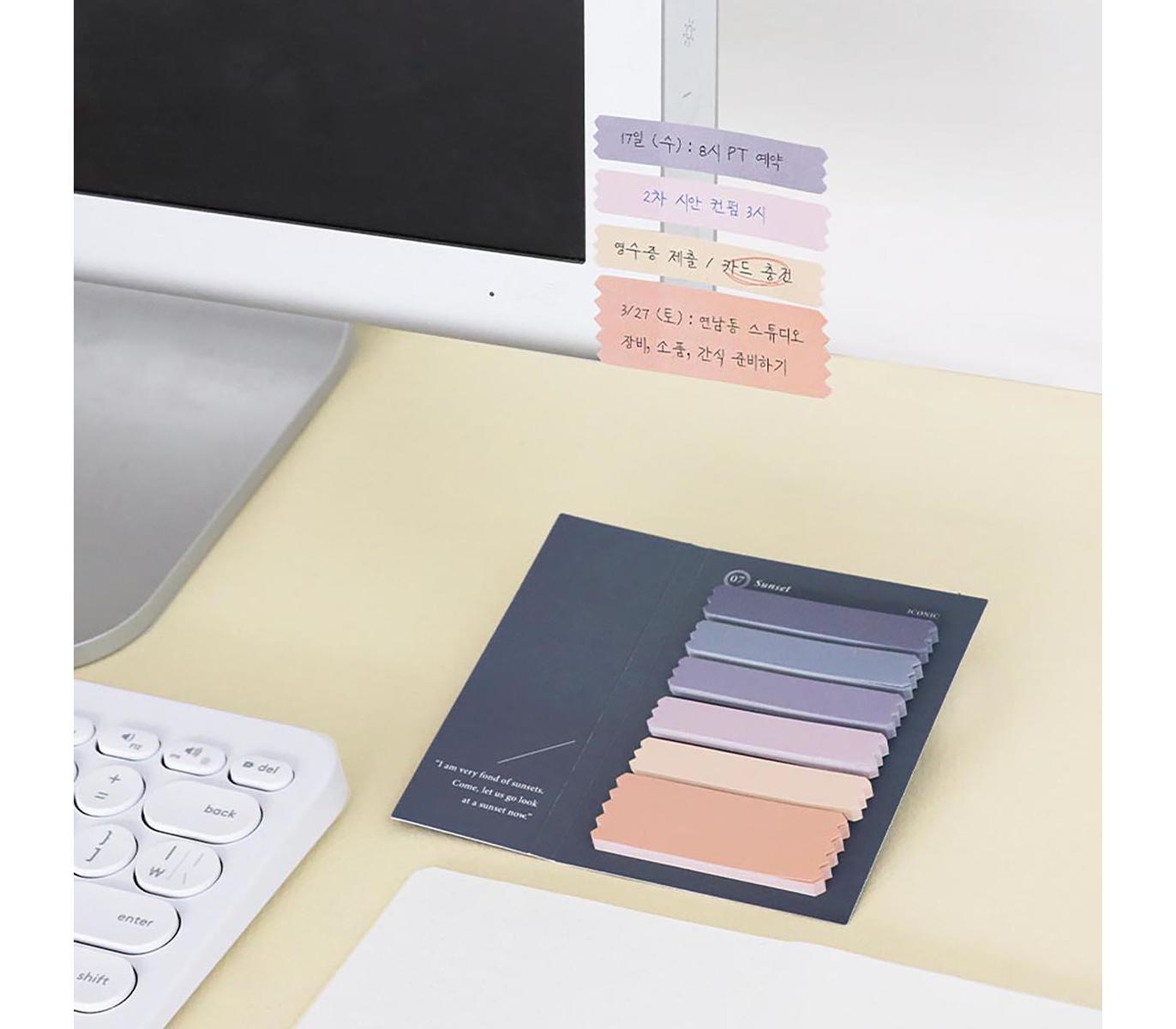 Iconic Notes Sticky Notes Index Sunset