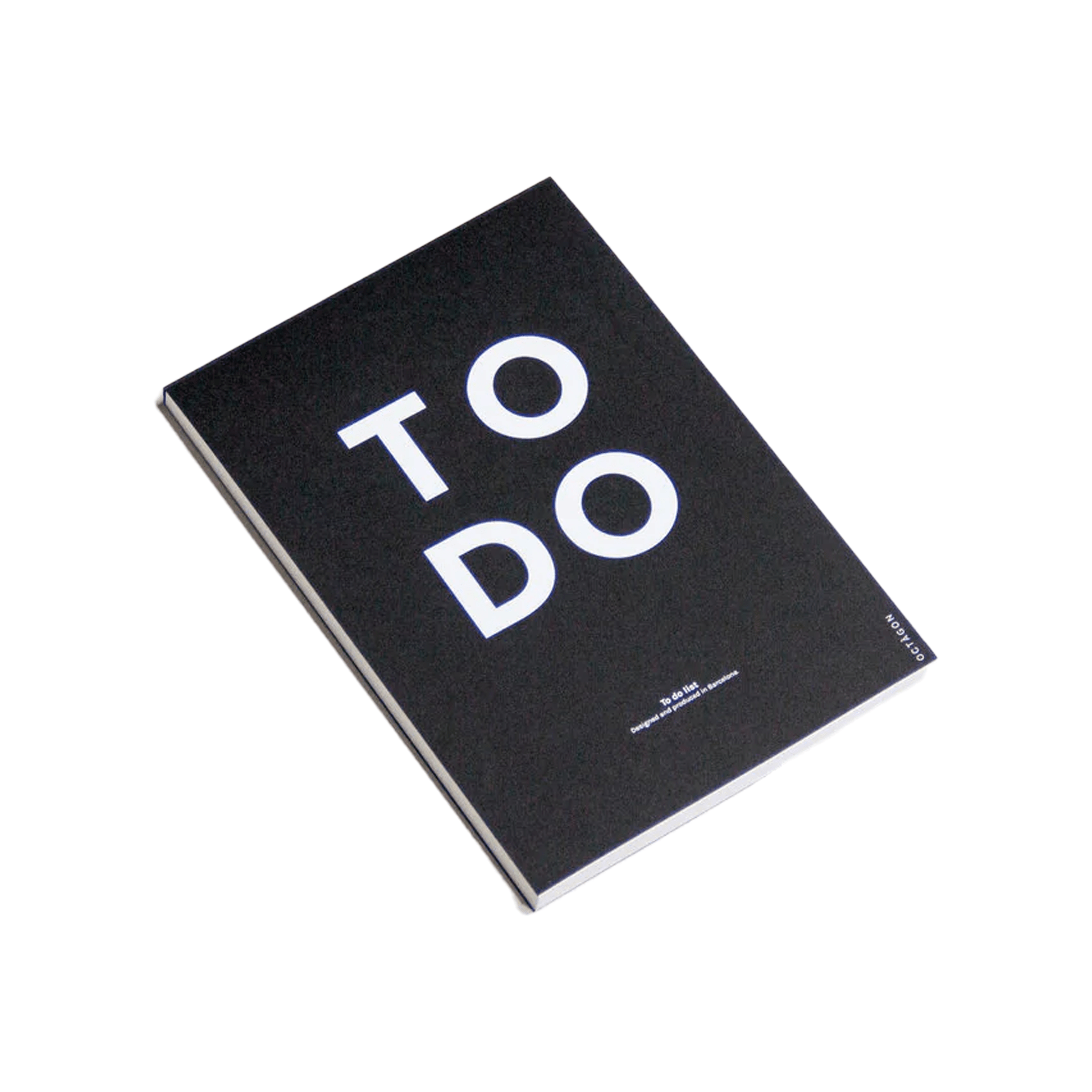 Octagon Notes To Do Notepad Black