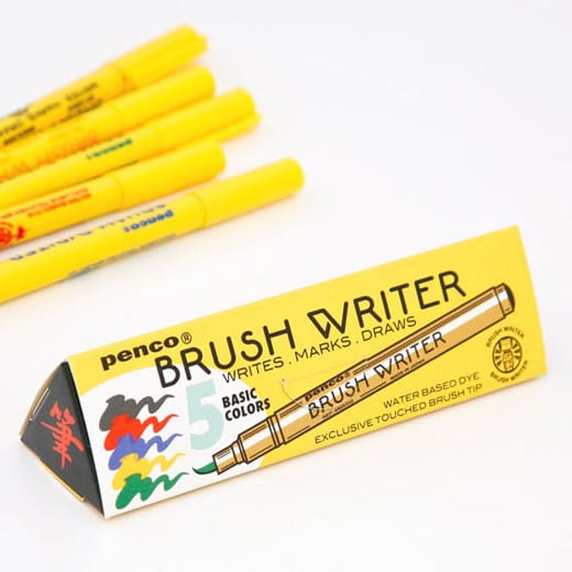 Penco Penne Penco Brush Pen Set da 5 - Basic Colors