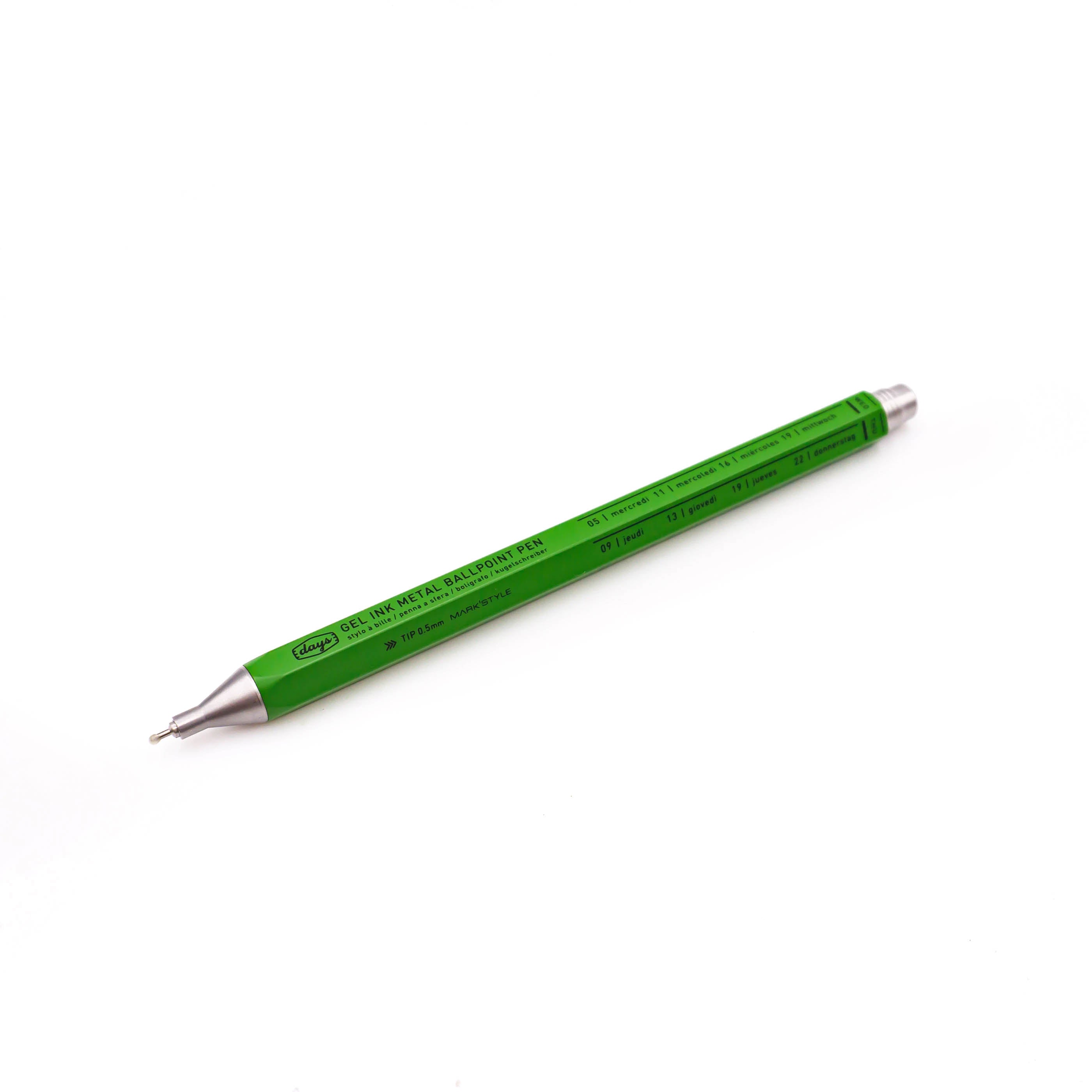 Mark's Tokyo Penne Green Penna Hexagonal